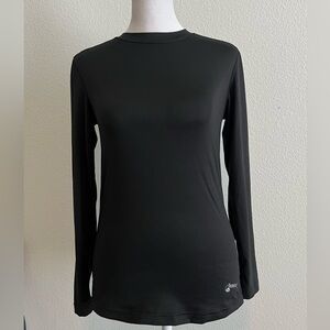Women's Black Thermotech performance base layer top
